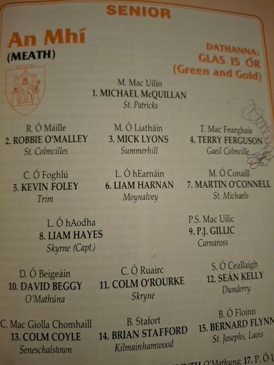 Official 1991 GAA Programme - Dublin v Meath 3rd Replay (Leinster SFC, 6th July 1991)