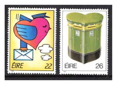 1986 Ireland Love Commemorative Stamps Mint Never Hinged (MNH)