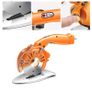 Fabric Cutting machine 100mm Rotating Fabric Cutting Machine 27mm Cutting Height Electric Rotating Cutting Machine Orange Image 3