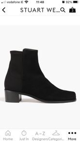 Stuart Weitzman ankle boots size 37,5-38,5