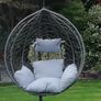 Garden hanging  egg chair max lift 150kg 165 e cash  only Image 3