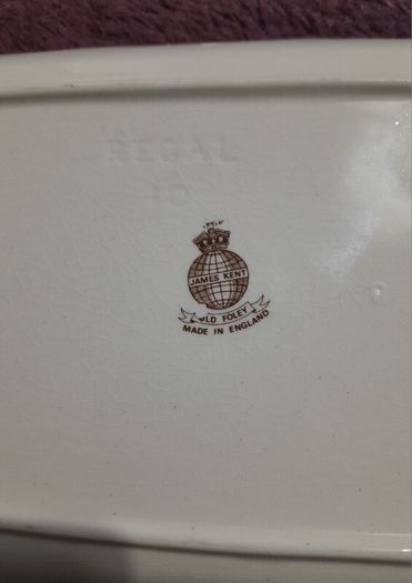 Vintage - c.50s Plate - James Kent Ltd