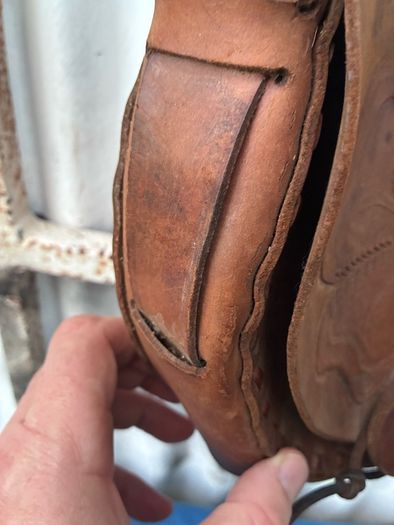 Embossed Floral Western bag