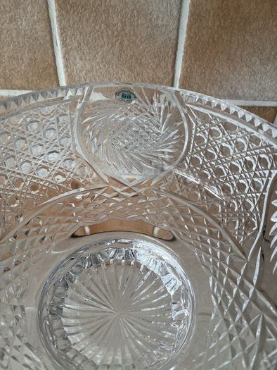 Tyrone Crystal Full Lead Handmade in Ireland Large Bowl