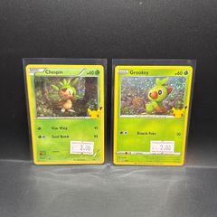 Chespin 6/25 | Grookey 8/25 Pokemon Card