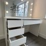 Glamour Vanity Table with Hollywood Mirror Image 6