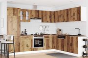 14 Piece Kitchen Cabinet Set Old Wood