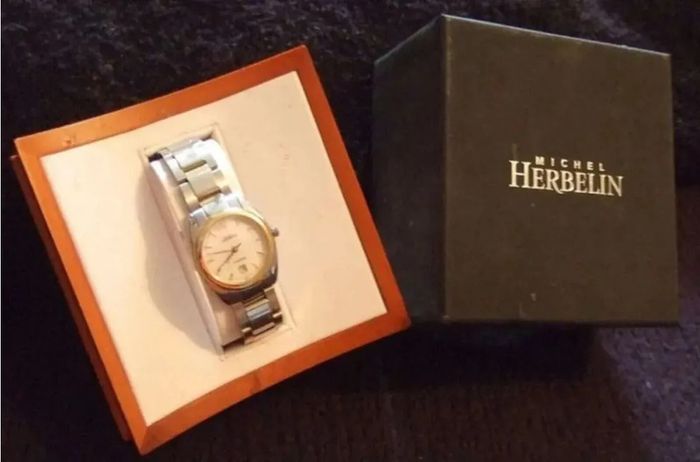 Vintage Michel Herbelin Ladies Watch & Vintage Receipt