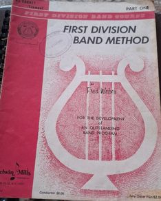 Cornet music book