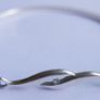 Vintage 925 Sterling Silver  Beautiful Hallmarked Bracelet with Central Stone detail Image 5