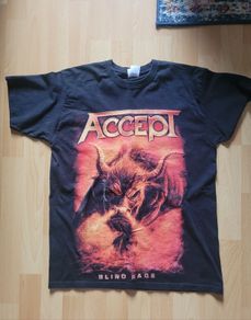 Accept Heavy Metal Band Tour Tshirt