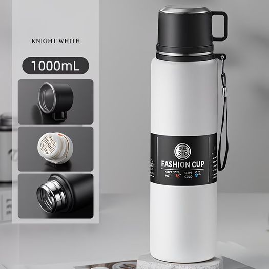 Thermal Flask1000 Ml- Keeps 24 Hours Hot And Cold Drinks-