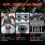 Drive Clutch, 2-8HP Engine, 2000 RPM High-Strength Drive Clutch with Asymmetric Designed Wheels & Robust Rubber Belt, Sturdy & Durable Clutch with Full Accessories Image 2