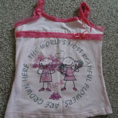 Girls cotton camisole 2-4yo
