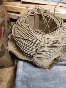 Tubing cord, sewing machine, leather, heavy, vinyl.