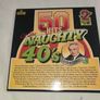 Now Reduced Post Double Vinyl LP  The Naughty 40's 50 Hits on 2 LPS Image 2