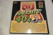 Now Reduced Double Vinyl LP  The Naughty 40's 50 Hits on 2 LPS
