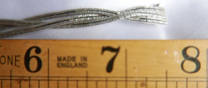 Vintage Bracelet Sterling Silver 925- stamped, clasp with safety catch, probably from the 70s, length 7,5" - 14,42g