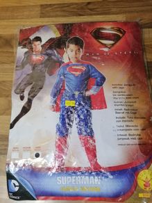 Child Superman outfit costume suit age 6 or age 7