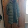 Women's long puffer coat new with tags size 10 Image 9