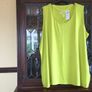 SAMOON. SALE.  Citronella basic vest top from Samoon  length is 33 inches.  Size 28 Image 4