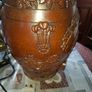 Rare 19th Century English Salt-Glazed Stoneware Brandy 2 Gallon Barrel, Postage Available or collection. Image 4