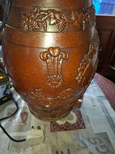 Rare 19th Century English Salt-Glazed Stoneware Brandy 2 Gallon Barrel, Postage Available or collection.