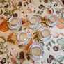 Set of 6 Sabichi Housewares Fine China Cups & Saucers  Floral Pattern Image 5