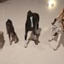 4 Schleich horses with 2 figures Image 2
