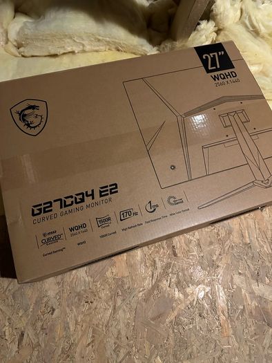 MSI 27 inch curved QHD Monitor For Parts