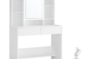 Dressing table White LED Modern design FREE DELIVERY