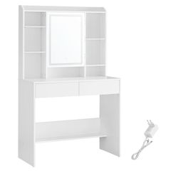 Dressing table White LED Modern design FREE DELIVERY