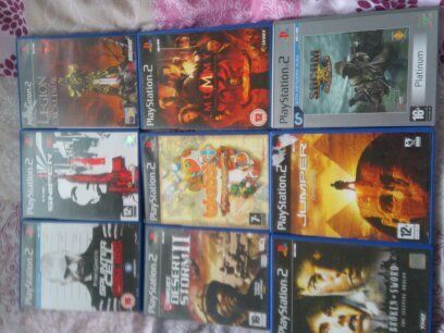 Play station games seven euros each