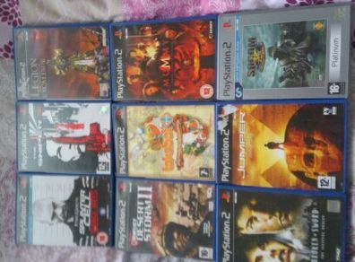 Play station games seven euros each