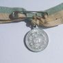 QUEEN OF THE MOST HOLY ROSARY (French) - a vintage religious medal with original ribbon (1960s or earlier) Image 4