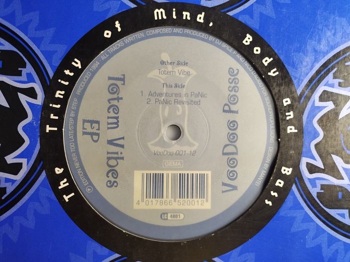 VOODOO Possee - Totem Vibes EP - CLASSIC Hard TRANCE Beast!! Original GERMAN '94 Pressing!