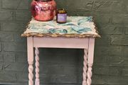 The Pink De Vine - Up-cycled Vintage Side Table