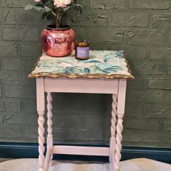 The Pink De Vine - Up-cycled Vintage Side Table