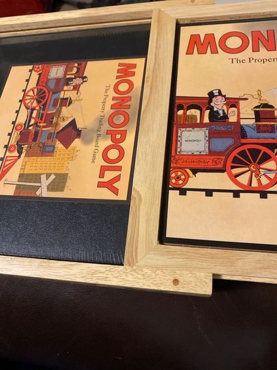 RARE Monopoly in Wooden Box