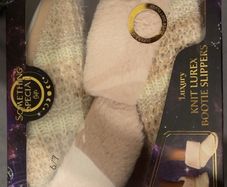 Knit Lurex Bootie Slippers size 6/7