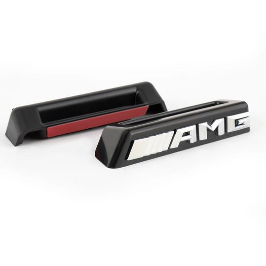 3D ABS Car Front Grille Trunk Emblem Stickers AMG Badge Sticker For Mercedes Benz W108 W124 W126 W140 W168 W169 W176