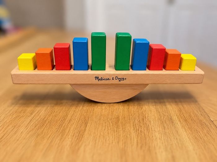 Melissa and Doug Rainbow Block Balance