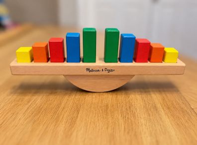 Melissa and Doug Rainbow Block Balance