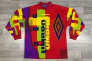 Vintage 1996 Umbro Template England Style Goalkeeper Jersey Shirt Mens Large