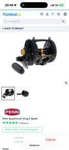 Penn Squall lever drag 2 speed 50VSW