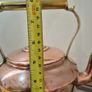 Beautiful Vintage Copper Kettle & Antique Handmade Dovetailed Ladle Set Image 9