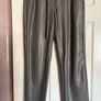 Robell leather look trousers Image 3