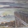 a large water colour of view of howth from sa;thill by  OISIN ROCHE Image 5