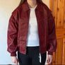 Red Leather Jacket Image 5