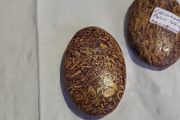 Palm stone calligraphy